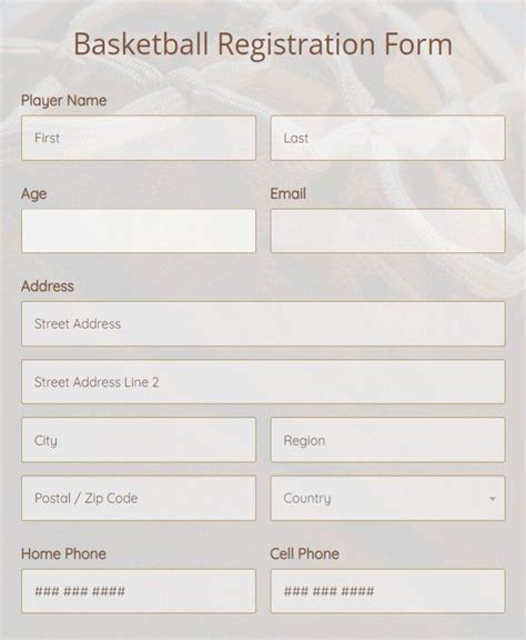 Player Acount Registration.